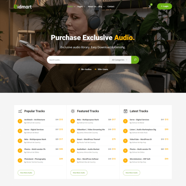 Eidmart – Digital Marketplace WordPress Theme